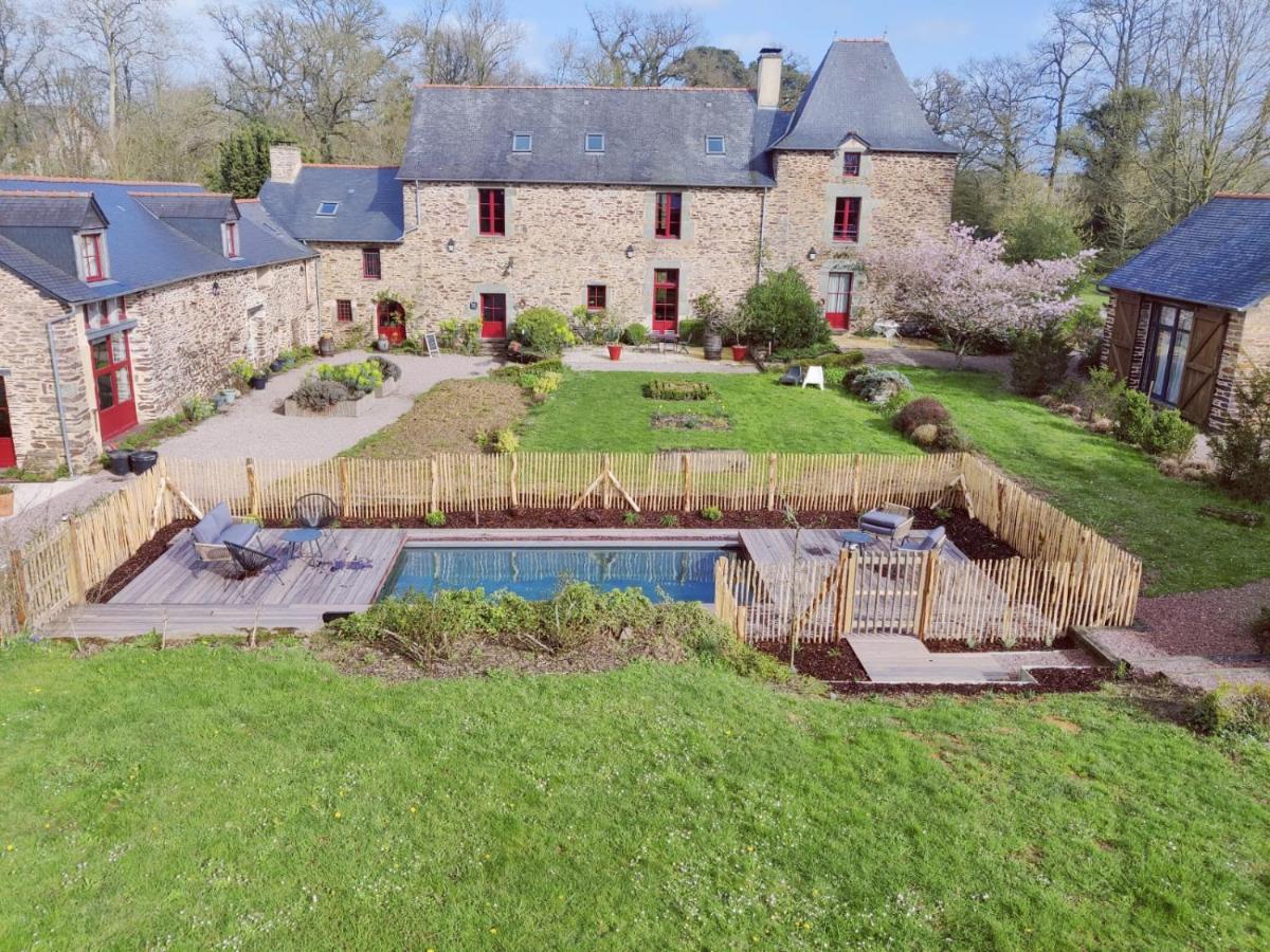 Manoir Le Courtillon Le Pont Rean Esterno foto